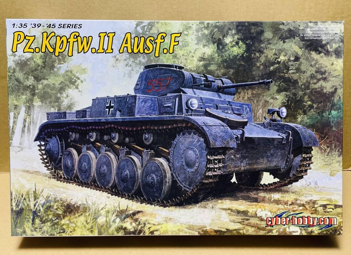 ドラゴン　1/35　ドイツ軍　Ⅱ号f型 1/35 TANKS OF THE WORLD ドイツ II号戦車F型アフリカ軍団