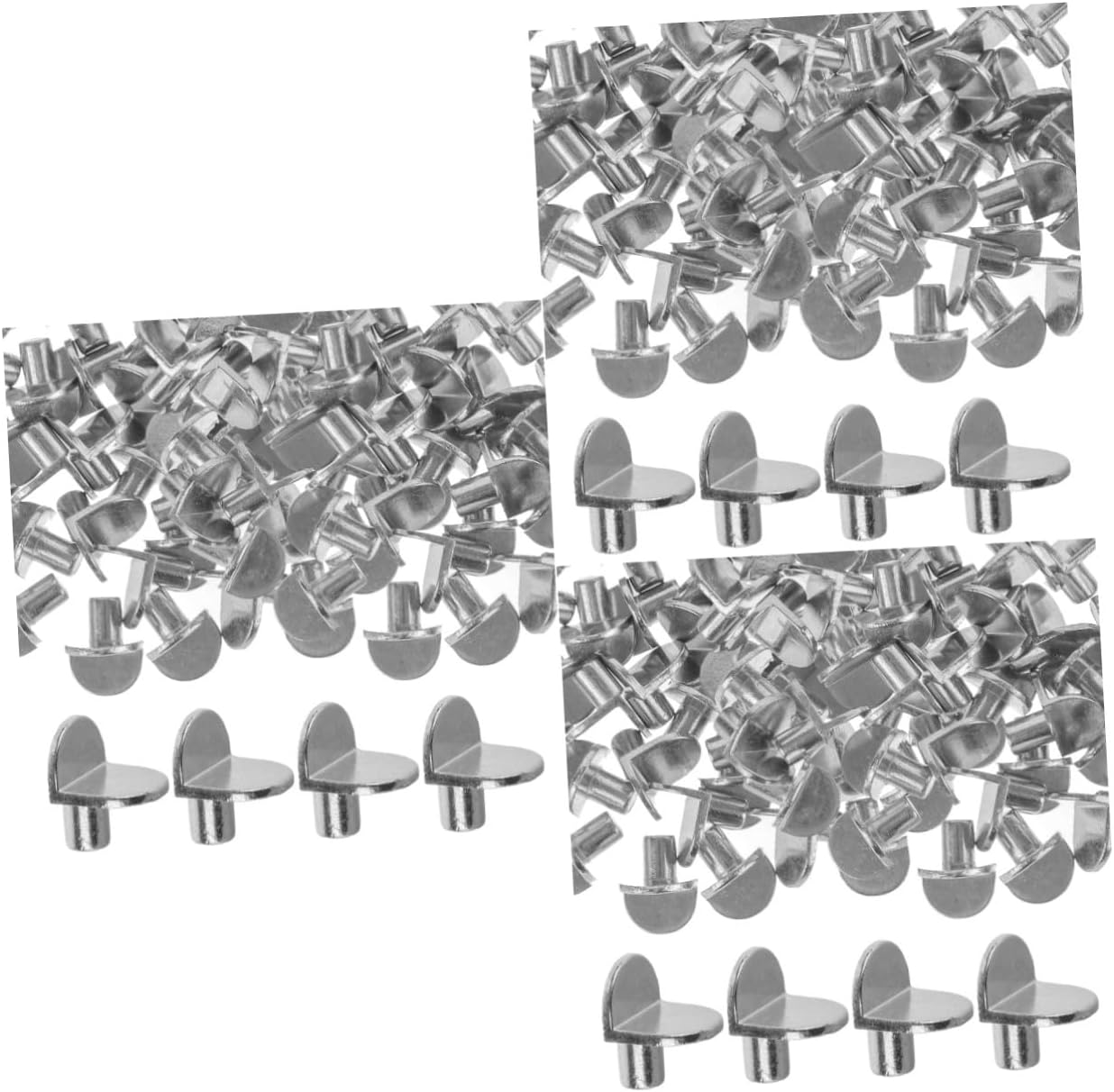 Mikikit 300pcs Shelf Support Pegs Cabinet Shelf for Easy Installation Sturdy Support for Bookcases Furniture Closets for Organizing Spaces