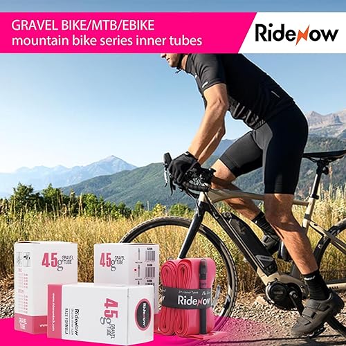 Miniatura 7 de RideNow TPU Road Bike Inner Tube, 2 Pack Gravel Bike Tube 700 x 32C-47C with 45mm65mm85mm Presta Valves, Ultra-Light Puncture Resistant Bicycle