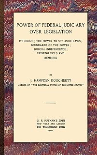 Power of Federal Judiciary Over Legislation