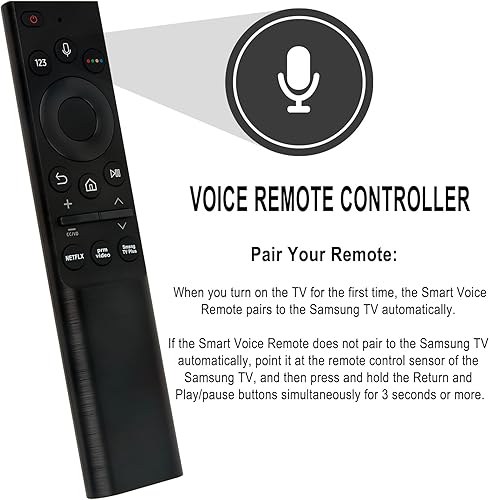 Miniatura 2 de Allimity BN59-01363J BN5901363J Control remoto de voz de repuesto compatible con televisores Samsung UN85AU7980 UN85AU7980F UN85AU7980F