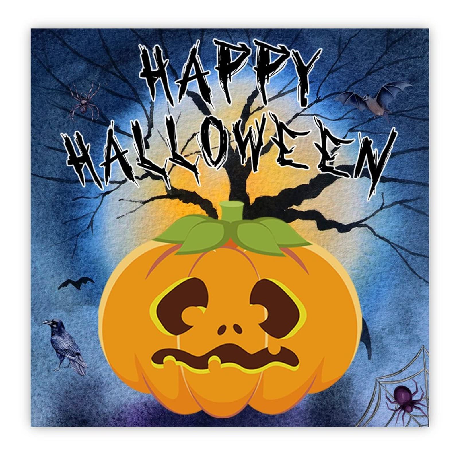 Panneau bois Halloween 40cm | Gnome et chauve-souris