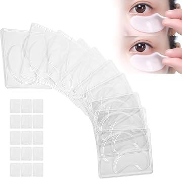 ZJchao Plates Set 25-Piece Reusable DIY Face & Eye Patch Tray Plates for Cream, Gel, and Sheet Making Portable, Easy-, Silicone Tray Kit