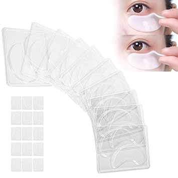 25 Pcs DIY Eye Mask Mold, Portable Reusable Transparent DIY Under Eye Mask Mold for Mask Machine