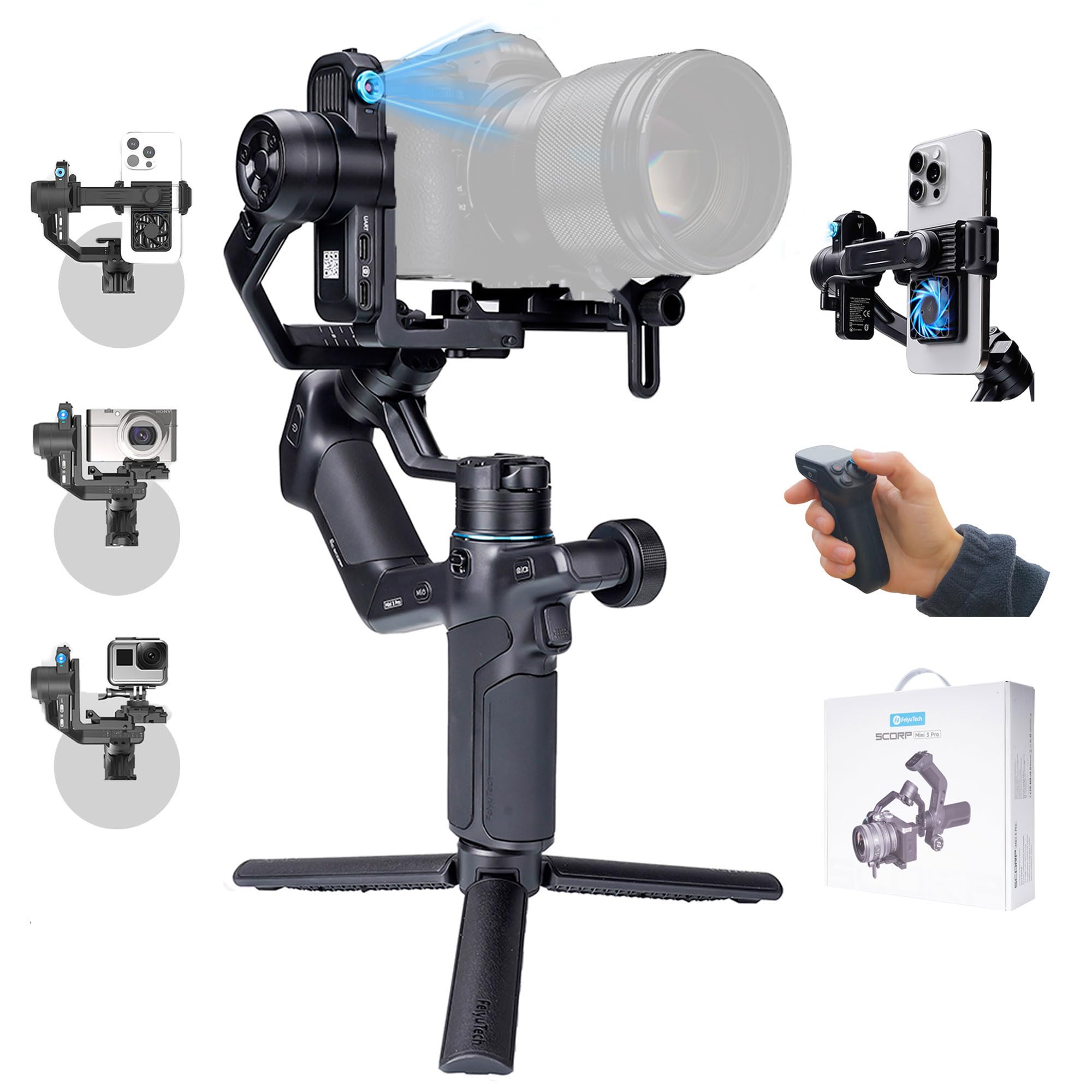 Amazon.com: FeiyuTech SCORP Mini 3 Pro Camera Gimbal