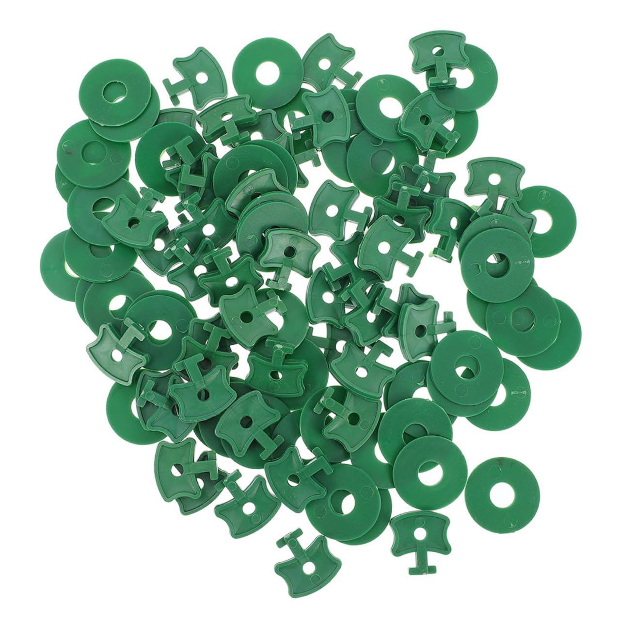 Abaodam 300 Set Clip di Fissaggio per Serra coperture Piante Riutilizzabile Clip in Serra Viti Netto pianta rampicante Clip di Giardinaggio Fermaglio per Rete da Giardino pp Verde