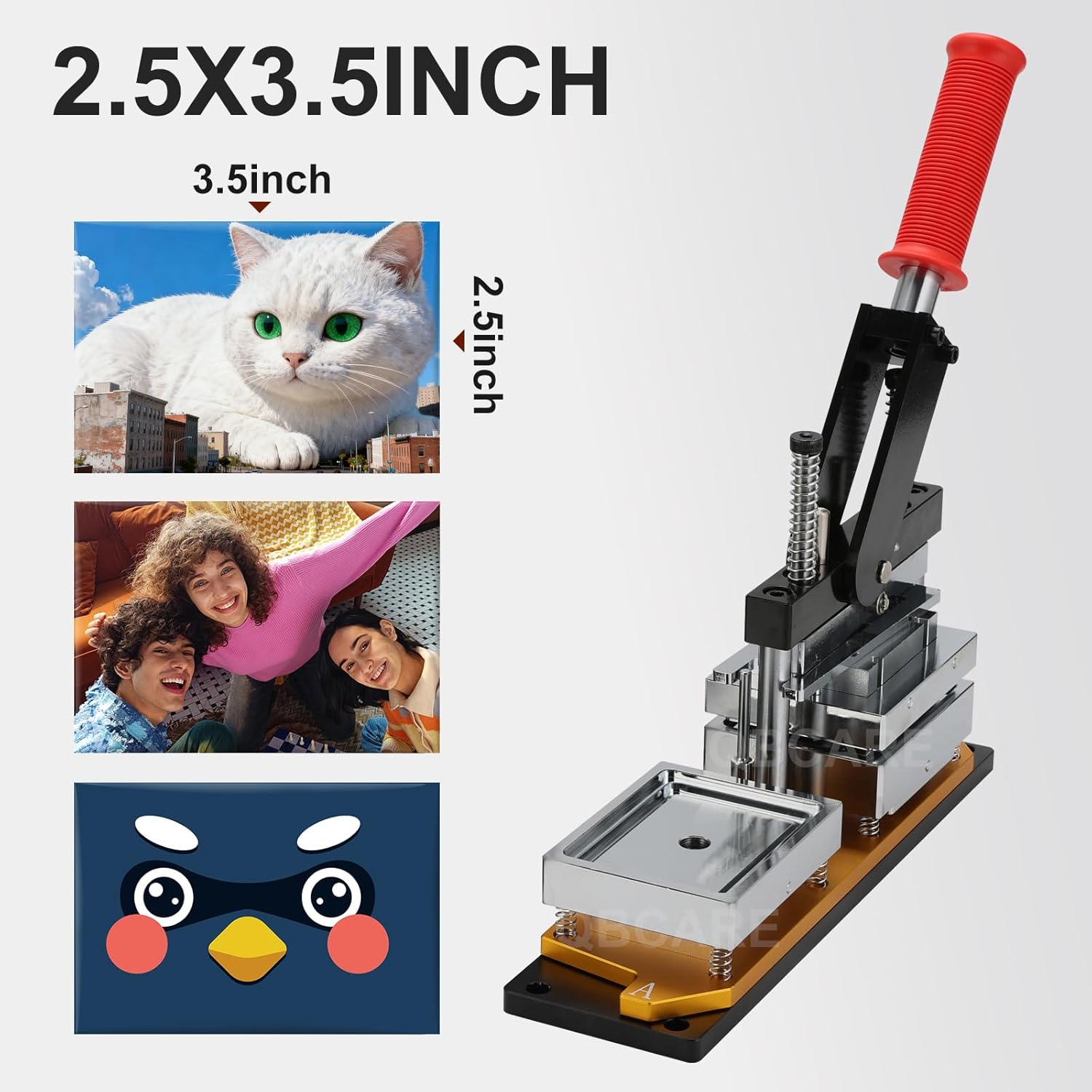 500Sets Square Cardboard Magnet Supplies Suitable for 2.5x3.5inch DIY Photo Fridge Magnet Materials