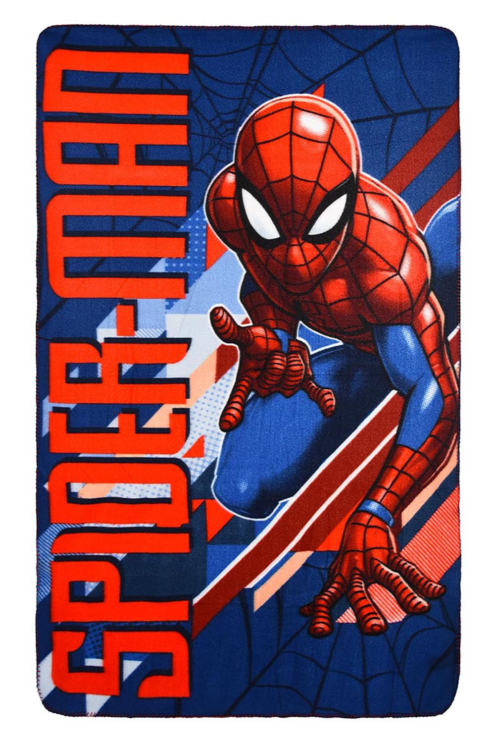 Clondo Manta Plaid para niños para Spiderman Fan, suave forro polar, idea regalo, artilugio, súper suave, rojo y azul