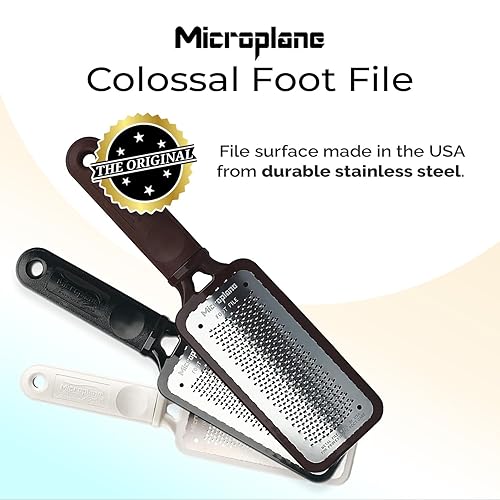 Vista 46 de Escofina para pedicura Microplane, tamaño gigante, Blanco