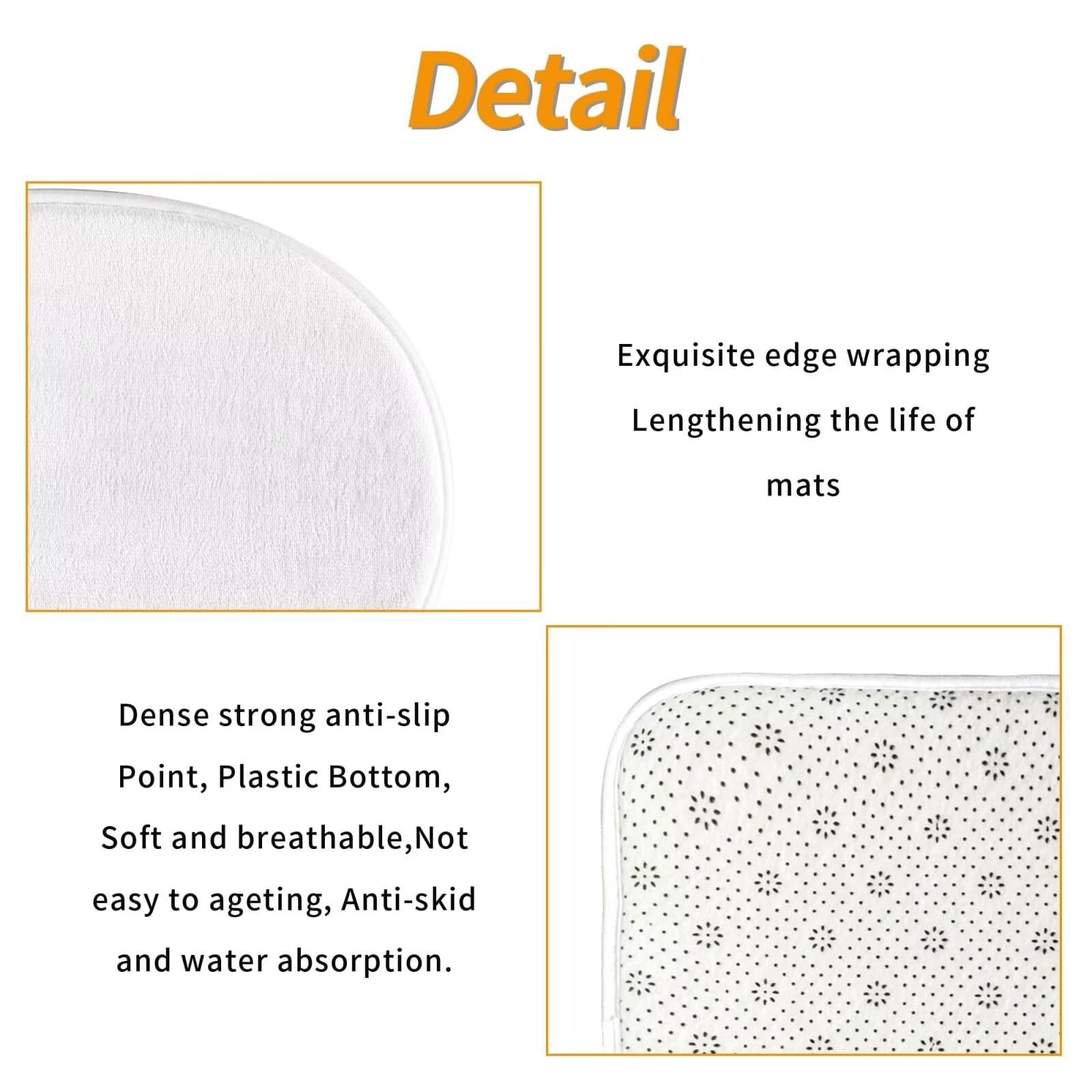Juego de 3 alfombrillas de baño de mármol dorado, juego de alfombras de baño abstractas con parte trasera de goma con contorno en forma de U para baño, baño, suelo, ducha, mármol blanco