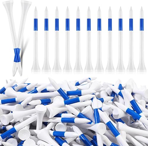 Mudder Paquete de 600 camisetas de golf de madera, camisetas de golf de madera, camisetas de golf a granel para hombres, accesorios para pelotas de