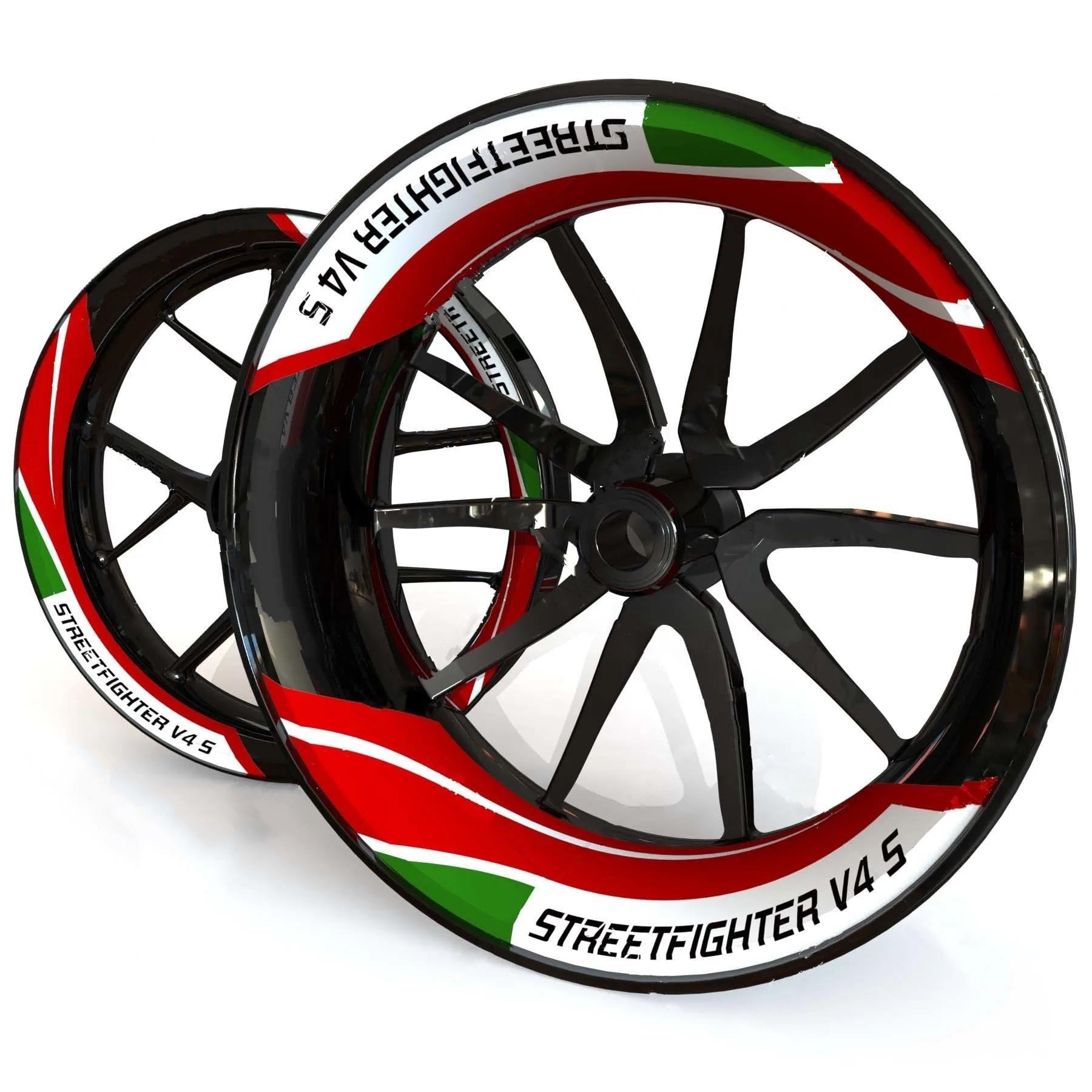 Wheel Stickers Motorcycle Rim Reflective Sticker for Ducati Streetfighter V4S V4 S Wheel Hub Decals Waterproof Strips Stickers Rim Reflective Decal