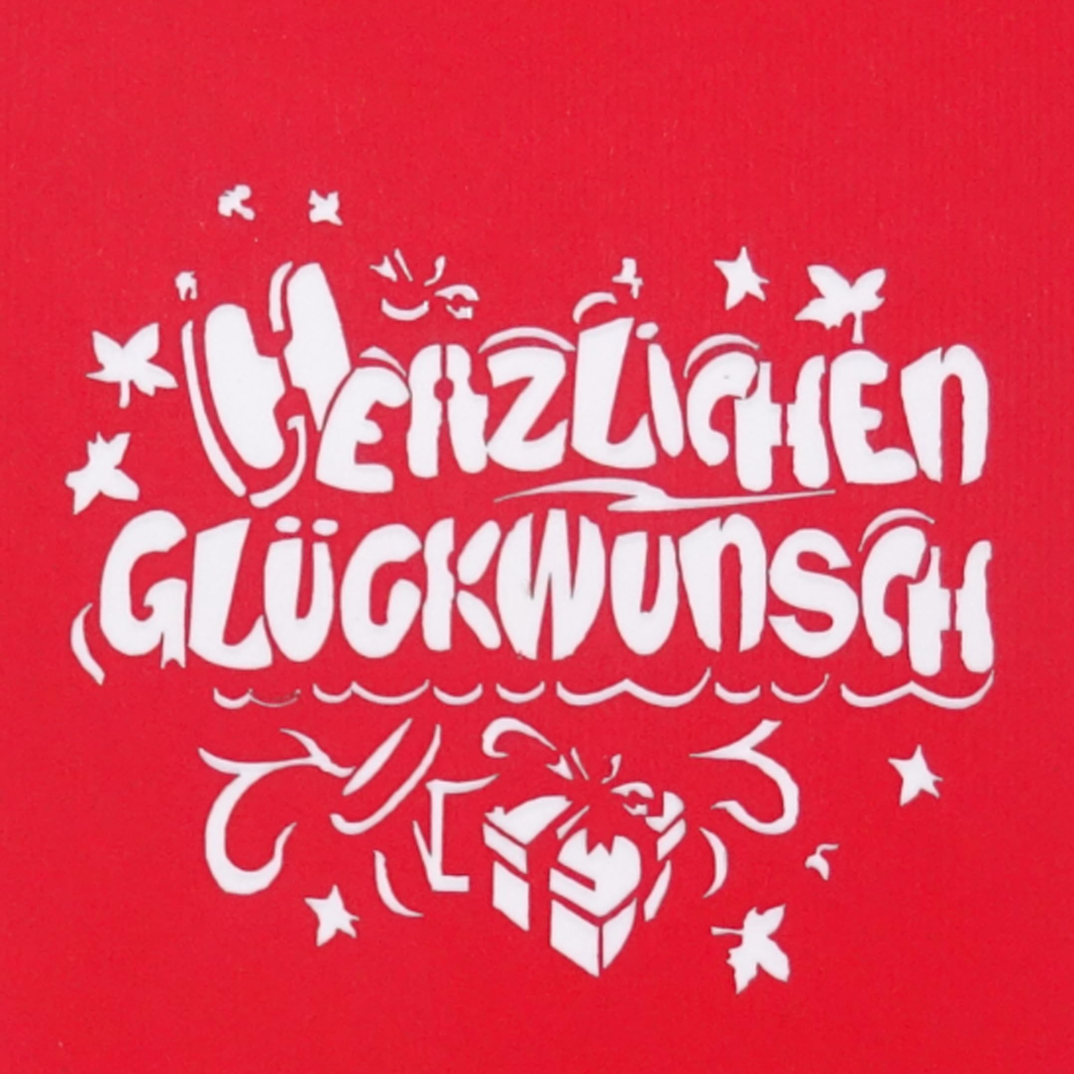 3D Geburtstagskarte im 10-er Set - Pop Up Karten mit Umschlag zum Geburtstag & Namenstag