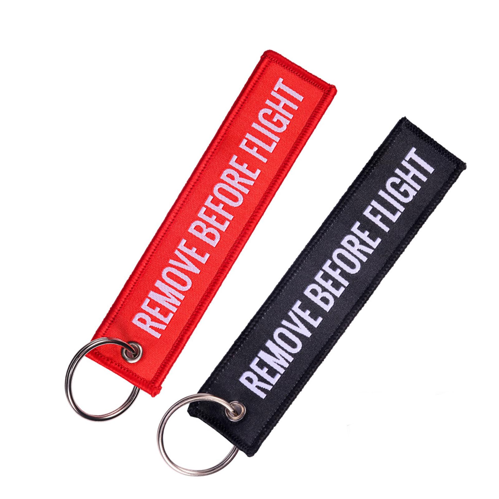 Keychains,Key Tag,keychain for Motorcycles, Scooters, Cars and Bike, Double Sided Embroidery keychain-2PCS(Style A)…