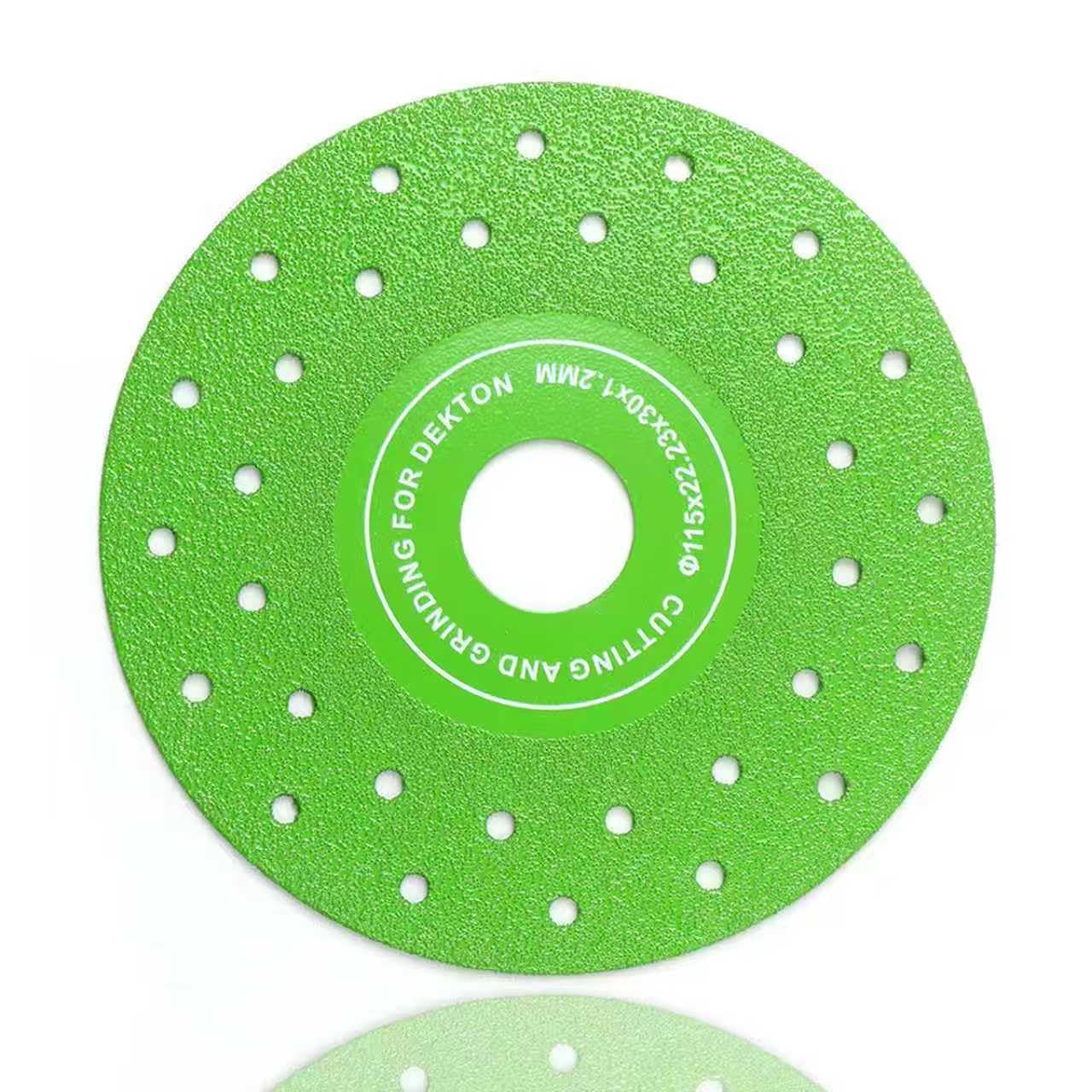 3PCS 4.5" Ultra Thin Air Brazed Diamond Grinding Discs - Cutting Blades for Ceramic, Glass, Marble, Granite - Fit 4.5" Angle Grinders (5)