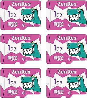 ZenRex 1GB 6Pack Micro SD Card Class 4 Memory Card Company Use Data Storage File Transfer