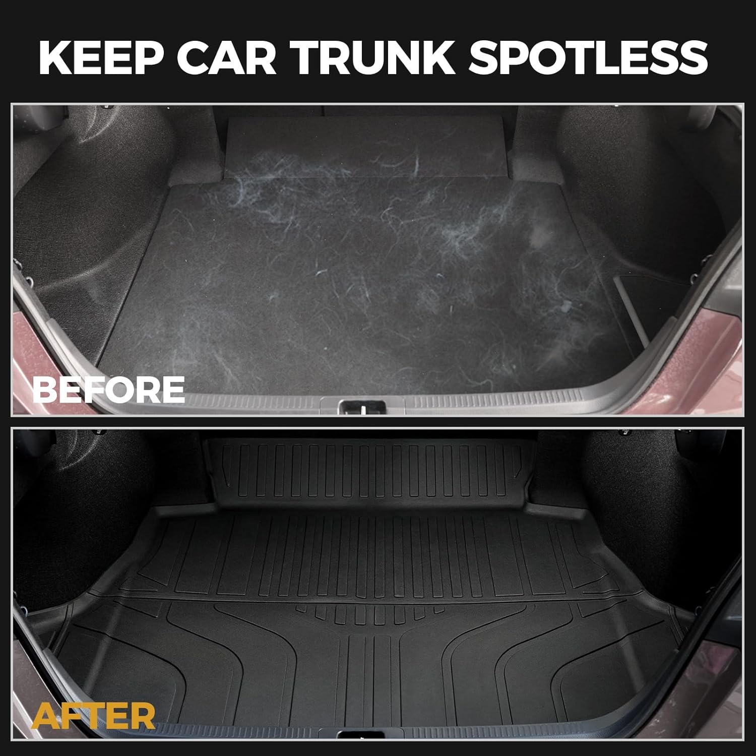 Floor Mats for Toyota Camry 2025-2026, All Weather Floor Mats Trunk Cargo Liner and Door Sill Guards Accessories, Full Coverage Set