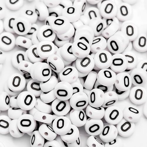 Vista 27 de 500 cuentas acrílicas de letras de 0.236 x 0.157 pulgadas, cuentas del alfabeto para hacer joyas, cuentas de letra C para hacer pulseras, collares