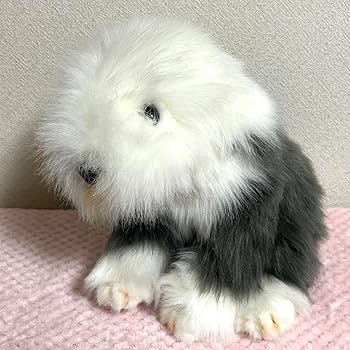 大きなインテリア置物 オールドイングリッシュシープドッグ イギリスから届いたビンテージの陶磁器、オールドイングリッシュ
