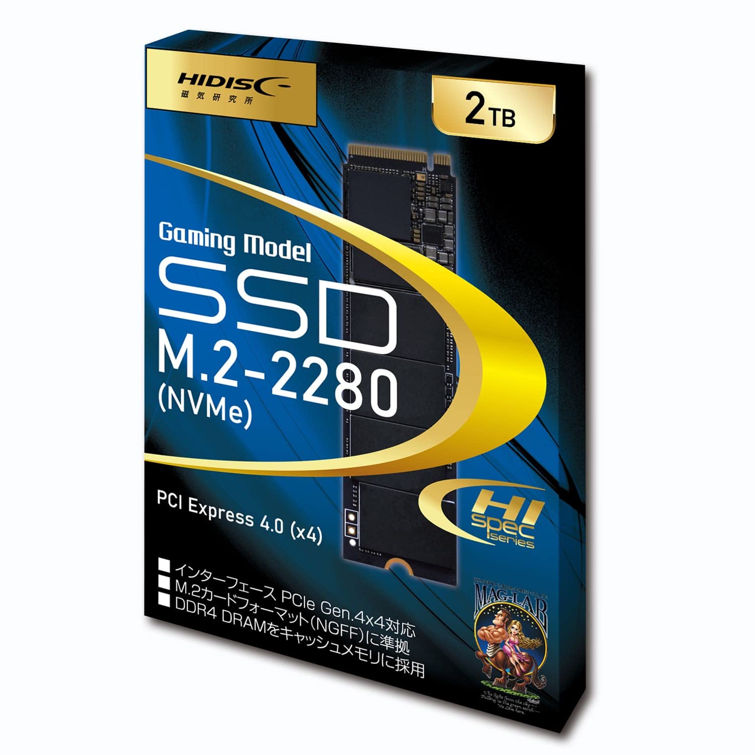 Amazon | HIDISC 内蔵型 SSD 2TB ゲーミング モデル M.2-2280(NVMe
