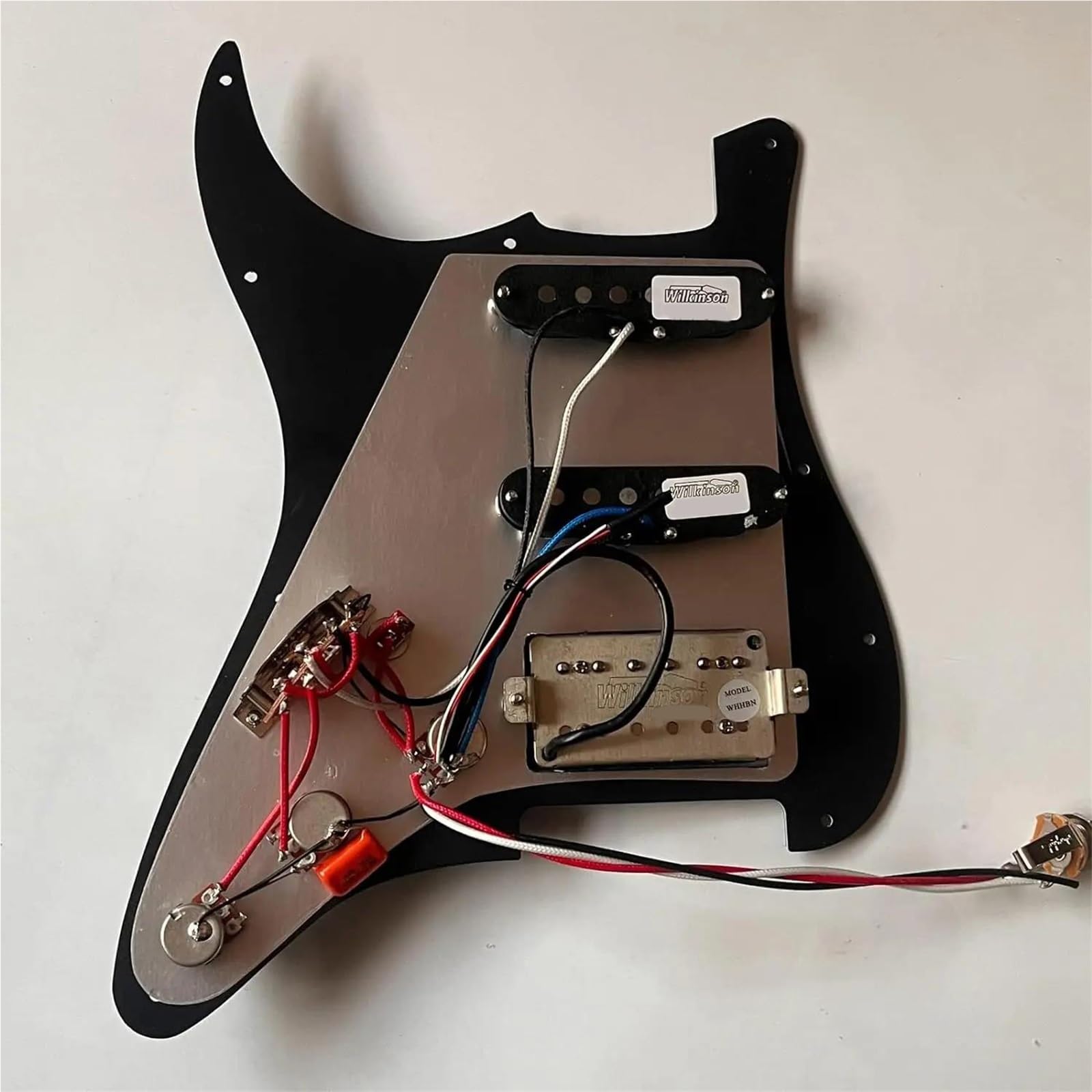 Pastilla Golpeador SSH Alnico 5 Humbucker Pickup precableado juego de golpeador de guitarra multiinterruptor Protector de pastilla de 5 vías accesorios de guitarra