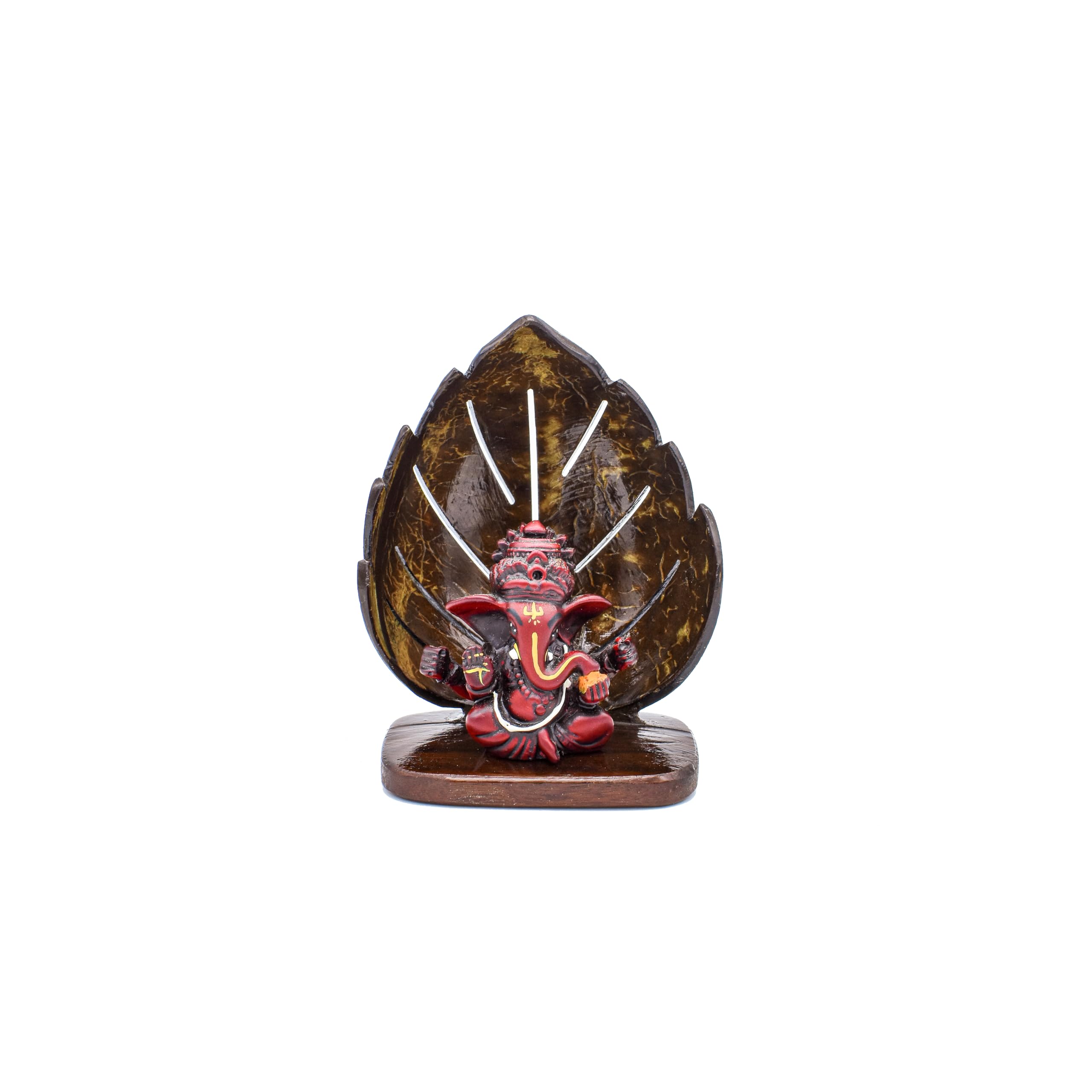 Divine Craft Idol Asana | (Leaf Shape Background)