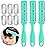 Maitys 3 Pcs Haircut Razor Comb Hair Cutting Comb with 12 Replacement Blades Double Edge Shaper for Salon & Home Styling Split Ends Trimmer Styler for Thick and Thin Hair(Green)