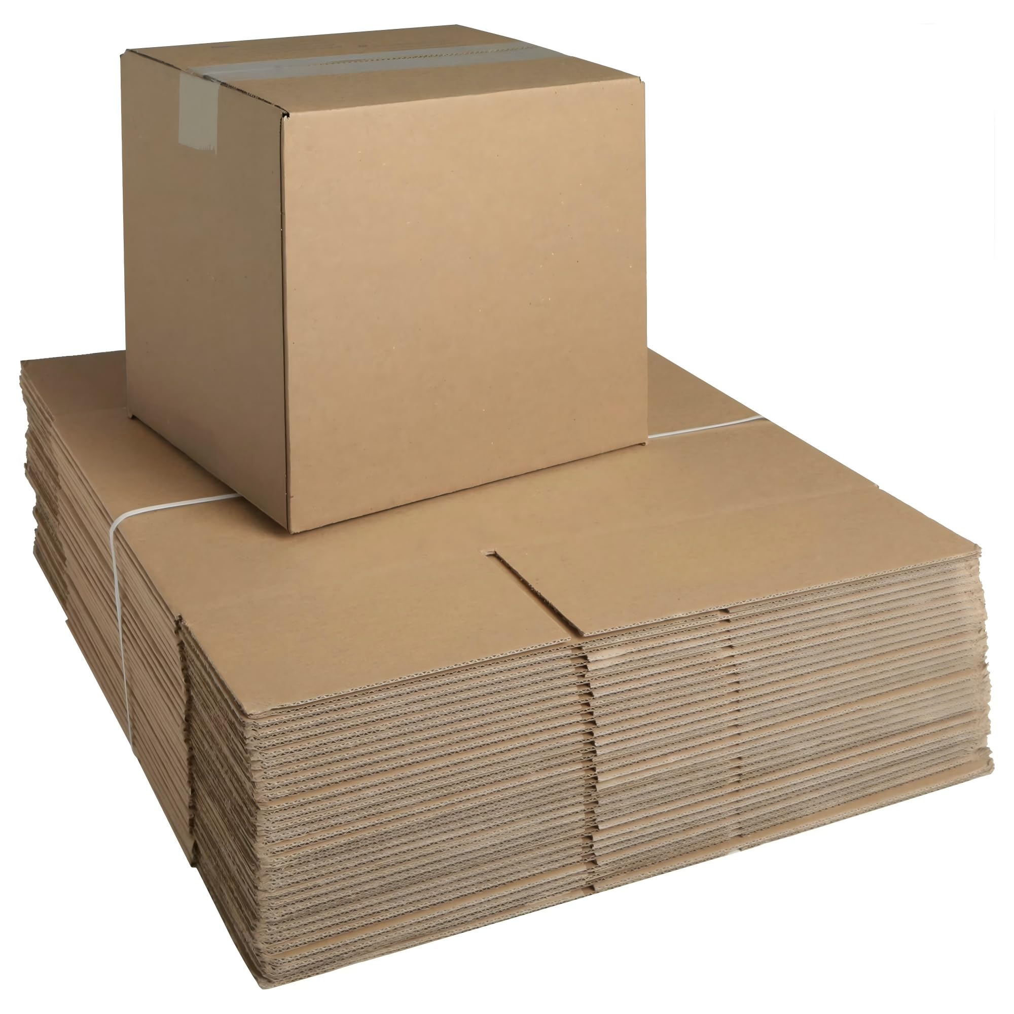 View 1 of 12x10x8" Shipping Boxes 30 Pack, Corrugated Cardboard Mailers