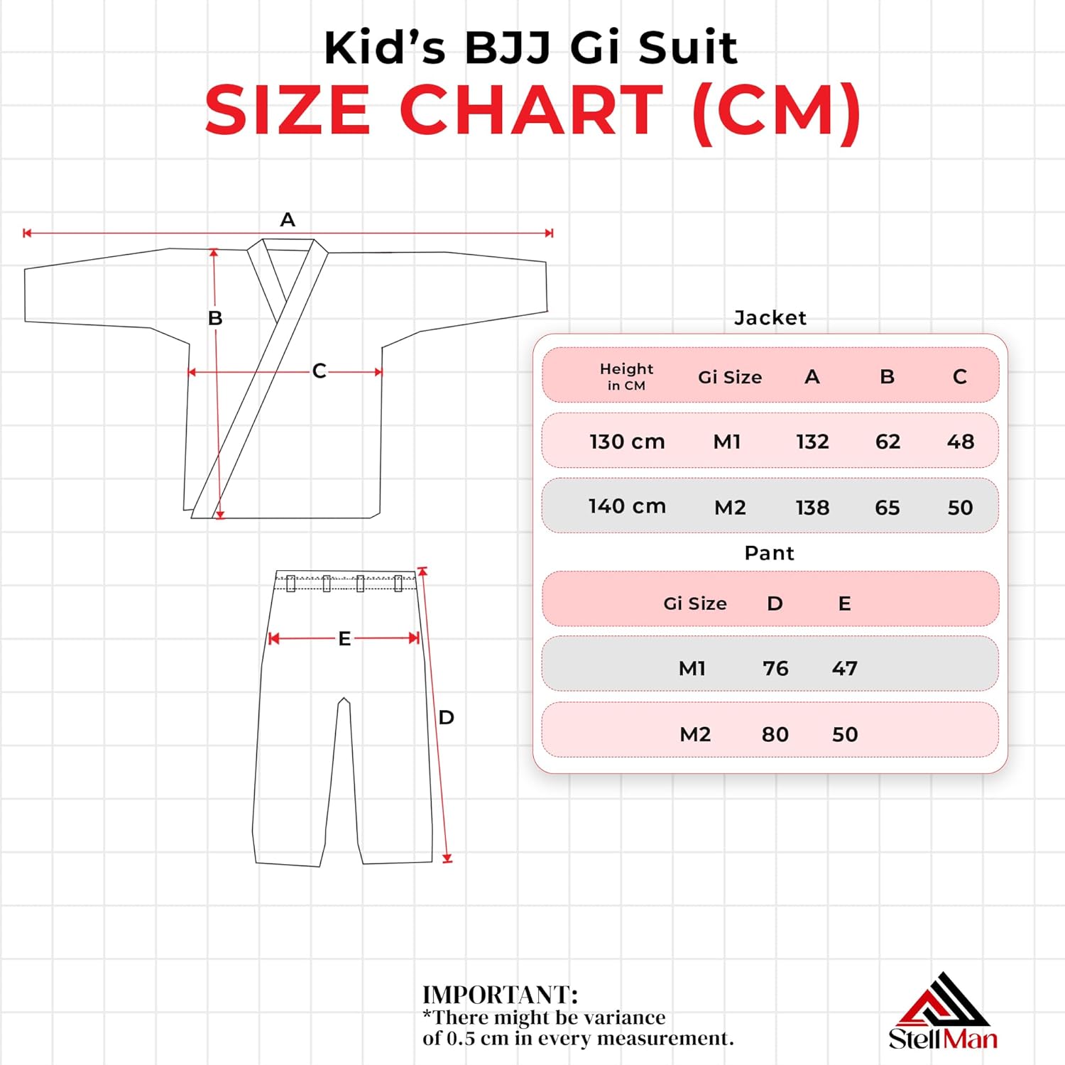 Kids BJJ Gi IBJJF Approved Ultra Light – Brazilian Jiu Jitsu Uniform Preshrunk Fabric Free White Belt