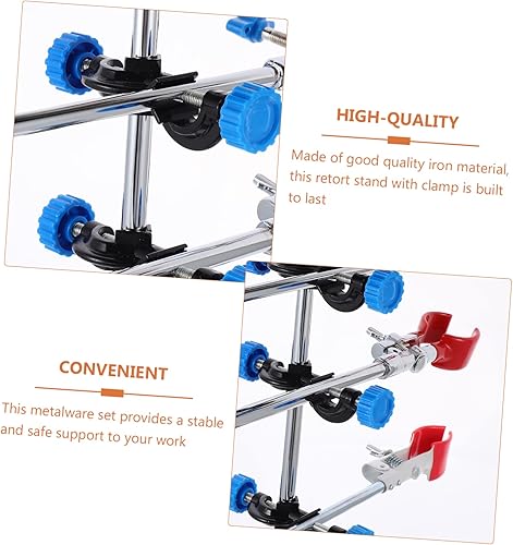 Miniatura 6 de BUGUUYO 1 Unidades de soporte de hierro Herramientas para el cuerpo de automóvil Abrazaderas de servicio pesado Cabeza de jefe de laboratorio