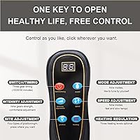 Vista 5 de COYEUX Full Body Massage Mat, 10 Motors Vibrating Full Back Massagers, with Heat 20 Neck Massage Heads, 9 Gear Massage /3 Timing Modes, for Back