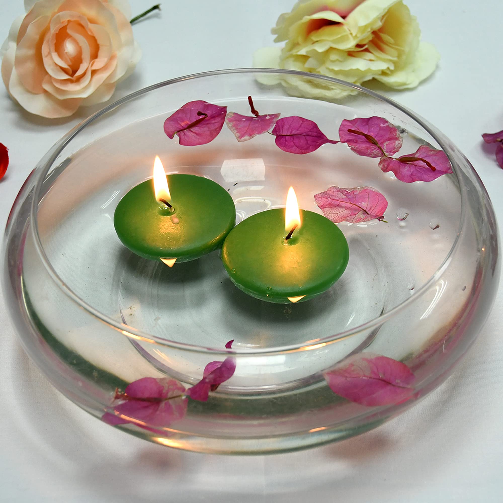 Zest vela 24 piezas Velas flotantes, 5,7, Hunter verde