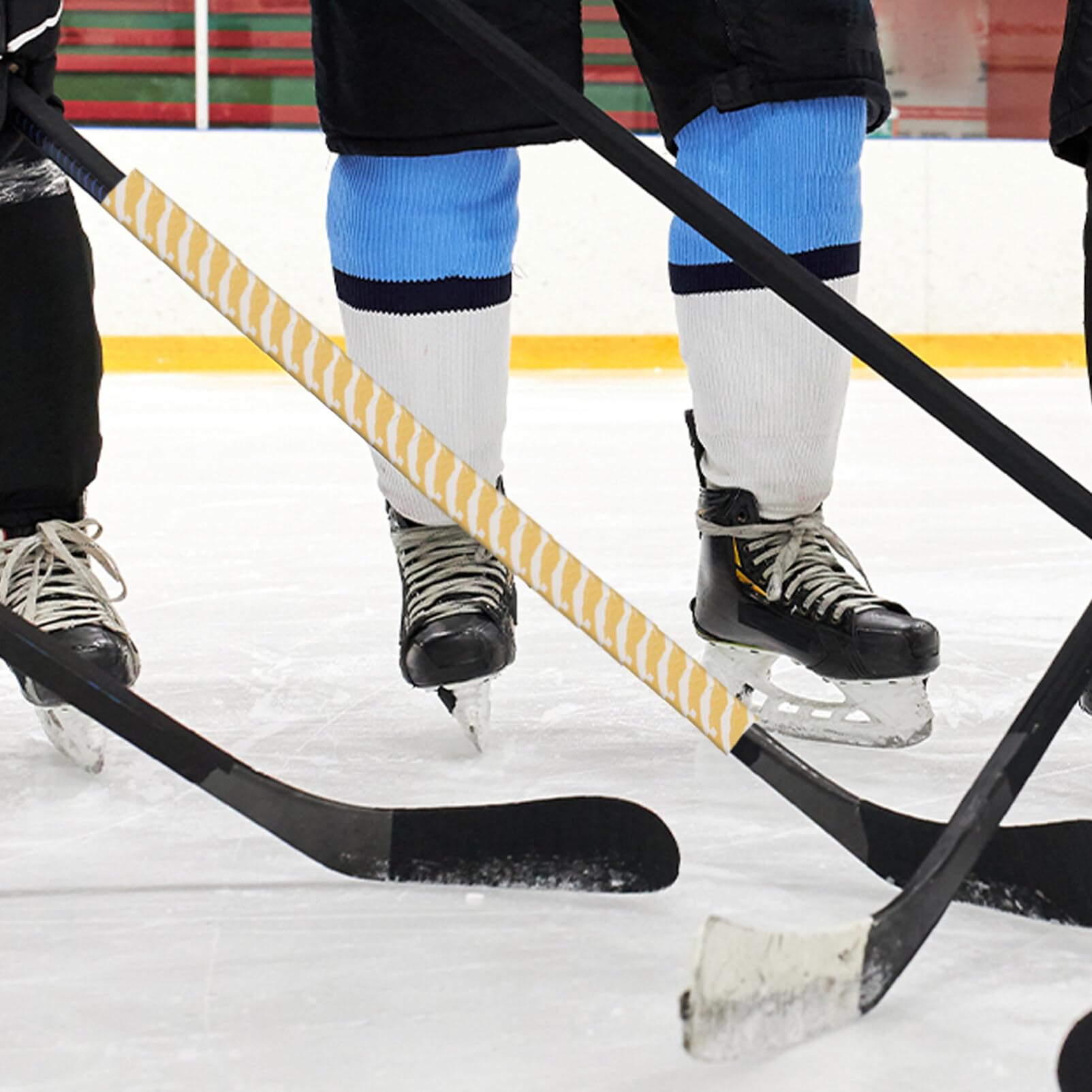 POPETPOP 1 Roll Cloth Hockey Tape Ice Roller Hockey Stick Protective Tape Anti-Skid Ice Hockey Racket Tape for Baseball Bat Sports Gifts Accessories Equipment Gear