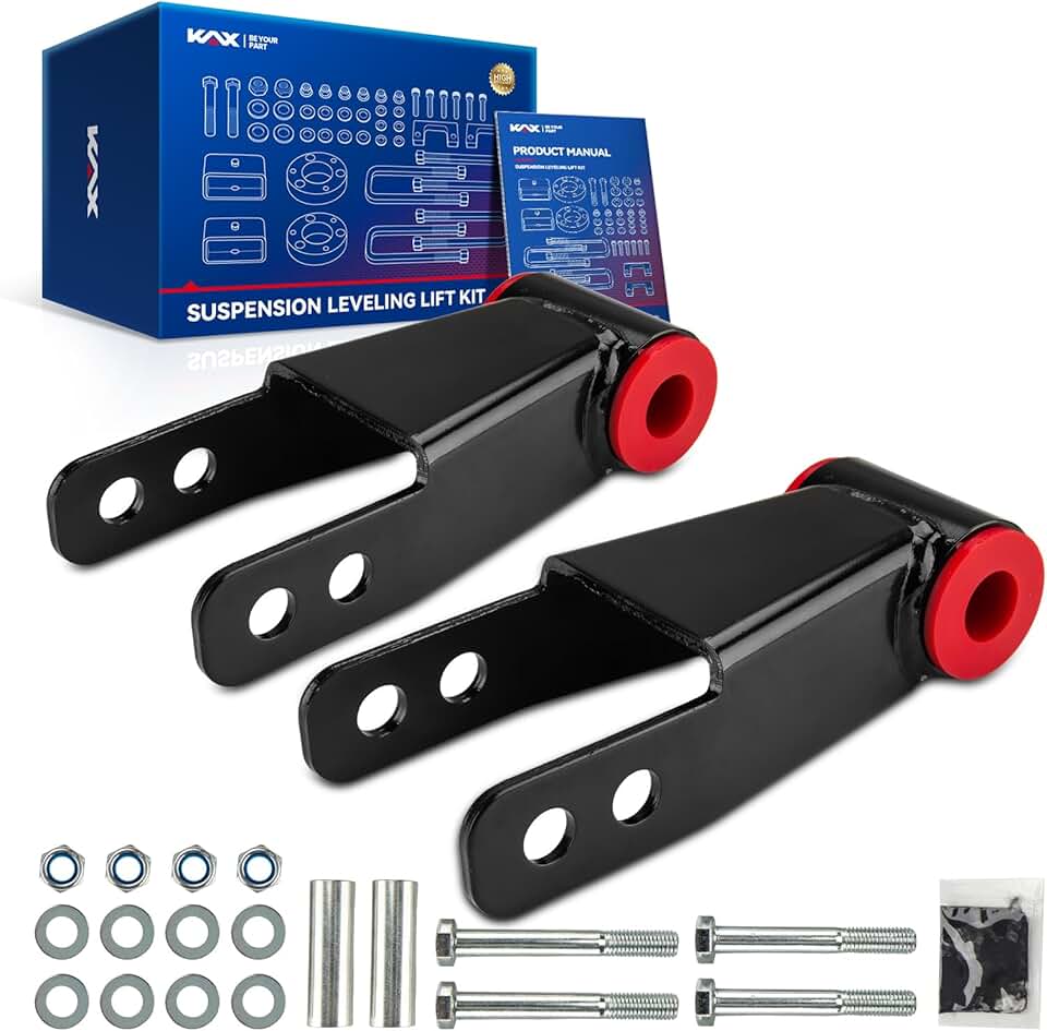 KAX Kit de suspensão traseira ajustável de nivelamento de 5 cm para Cherokee XJ 1984-2001, espaçador de suspensão traseiro LLK038