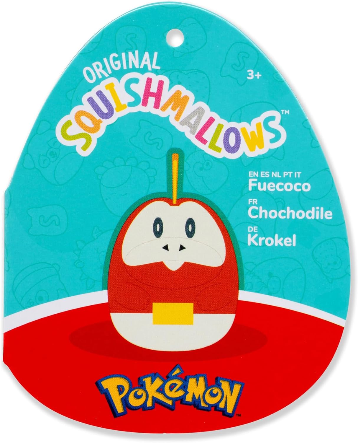 Pokemon Squishmallow Fuecoco Plush 35 cm