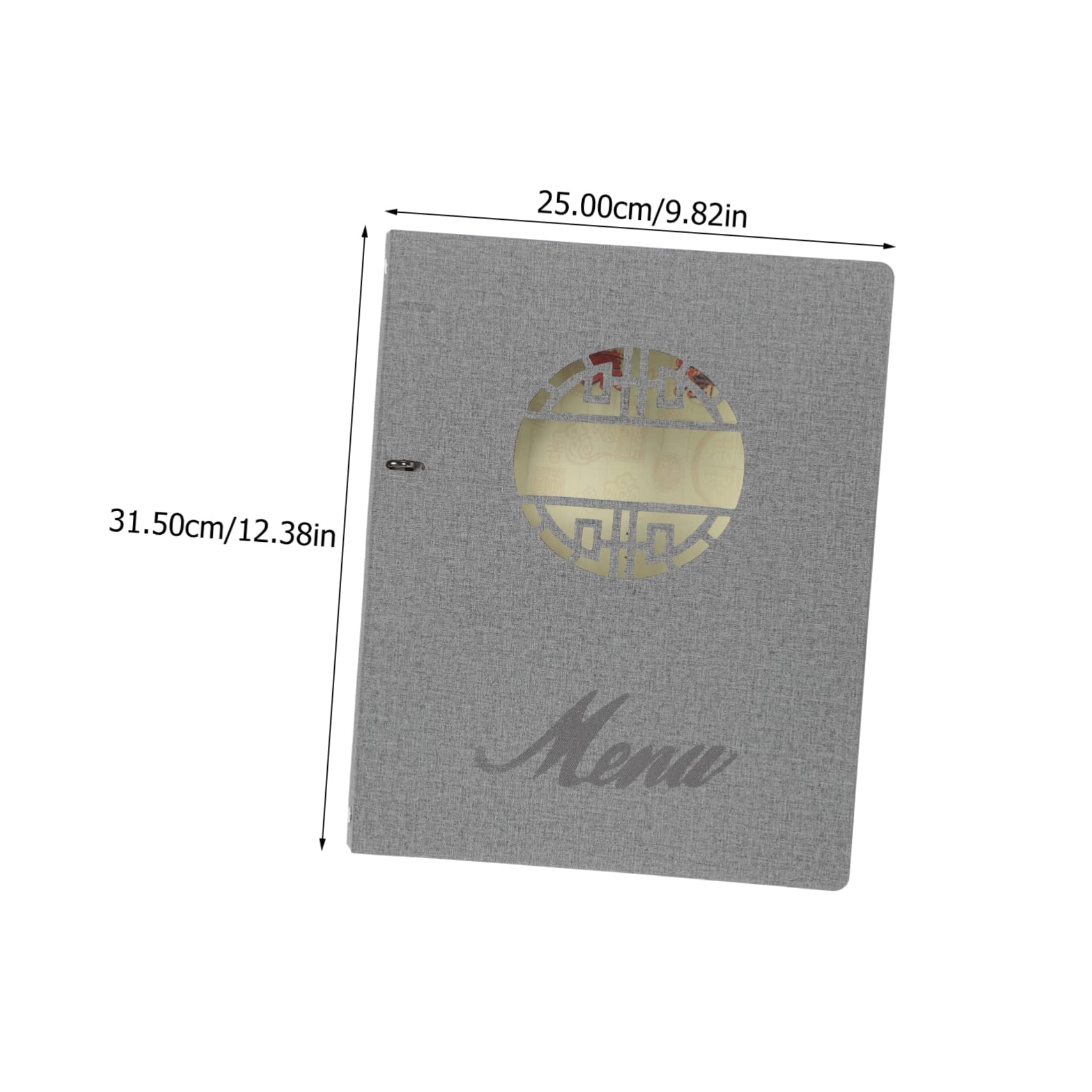 ABOOFAN 4x6 Recipe Cards Binder Restaurant Menu Holder Menu Covers Pu Material for Cafe