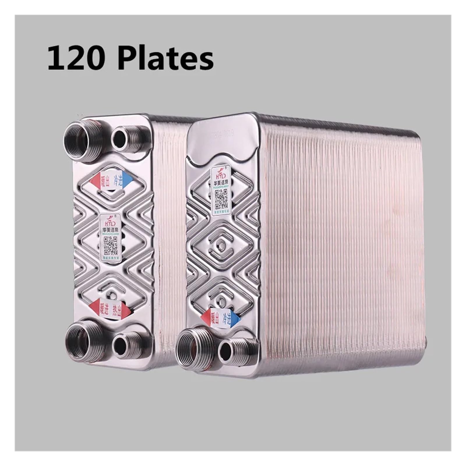 日阪製作所 BXC-214-PBO-100 ブレージングプレート式熱交換器 銅ろう付