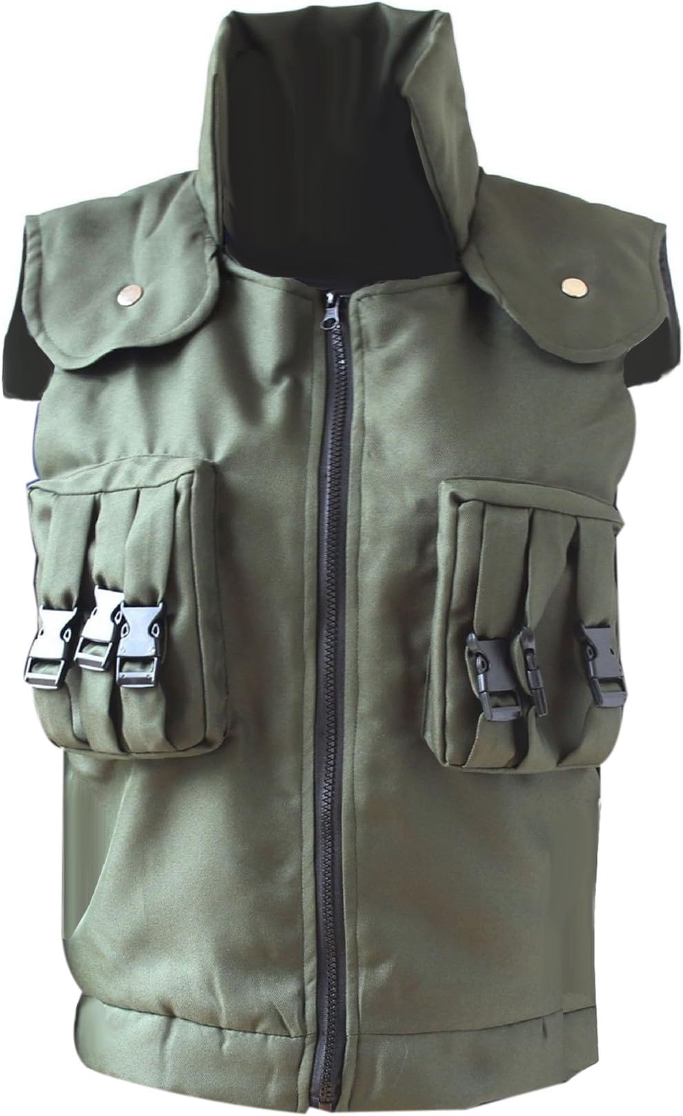 Halloween Cosplay Costume Mens Green Thick Vest Blue Flocking Hoodie Sets