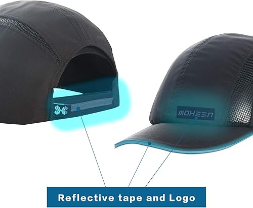 Vista 11 de MOHEEN Safety Bump Cap, Baseball Hat Style with Reflective Stripes Lightweight and Breathable Hard Hat Head Protection Cap azul (01# Blue),02#
