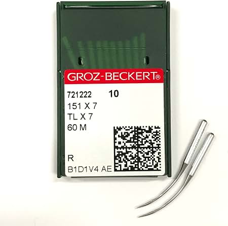 Amazon.com: 10 Pk. Groz-Beckert 151X7, TLX7, 60M Curved Serger