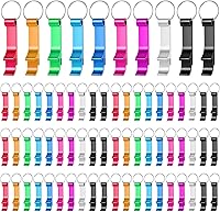 Vista 1 de 200 Pack Colorful Aluminum Bottle Opener Keychain for Party Favor Wedding Favor
