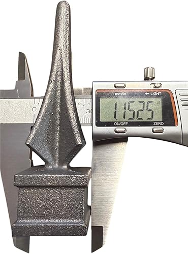 Miniatura 4 de JM Steel - Decoración de valla de hierro fundido de 3/4 pulgadas, adornos decorativos para vallas, adornos decorativos para vallas, decoración de