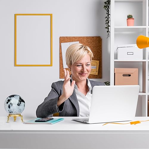 Miniatura 8 de Piedra lunar arcoíris, bola de cristal de cuarzo natural, Esferas decorativas, Piedra de cristal, Bola de cristal de Halloween, Accesorios de