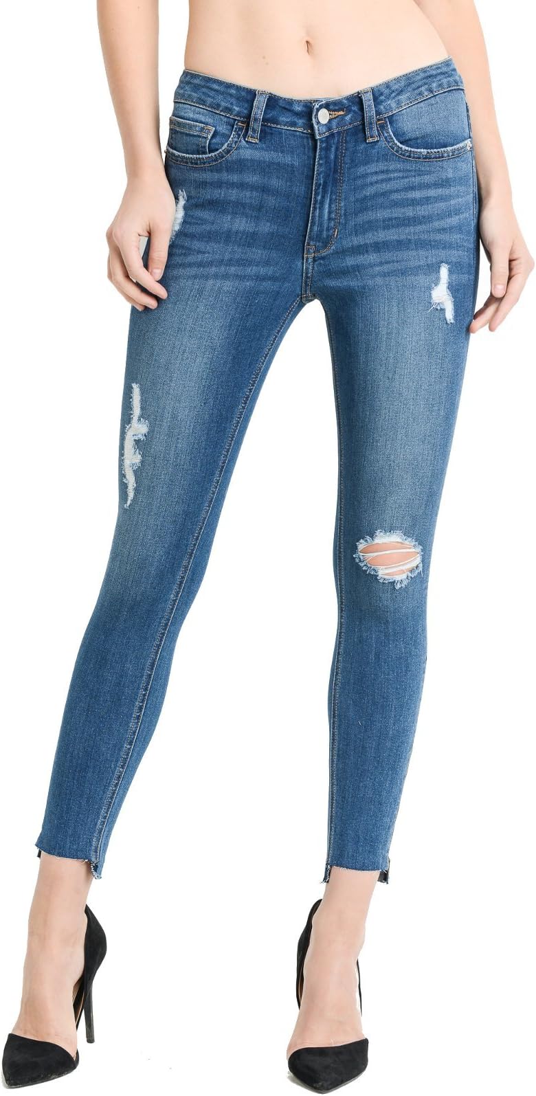 Just USA Jeans Women's High Rise Basic Skinny Denim Pants