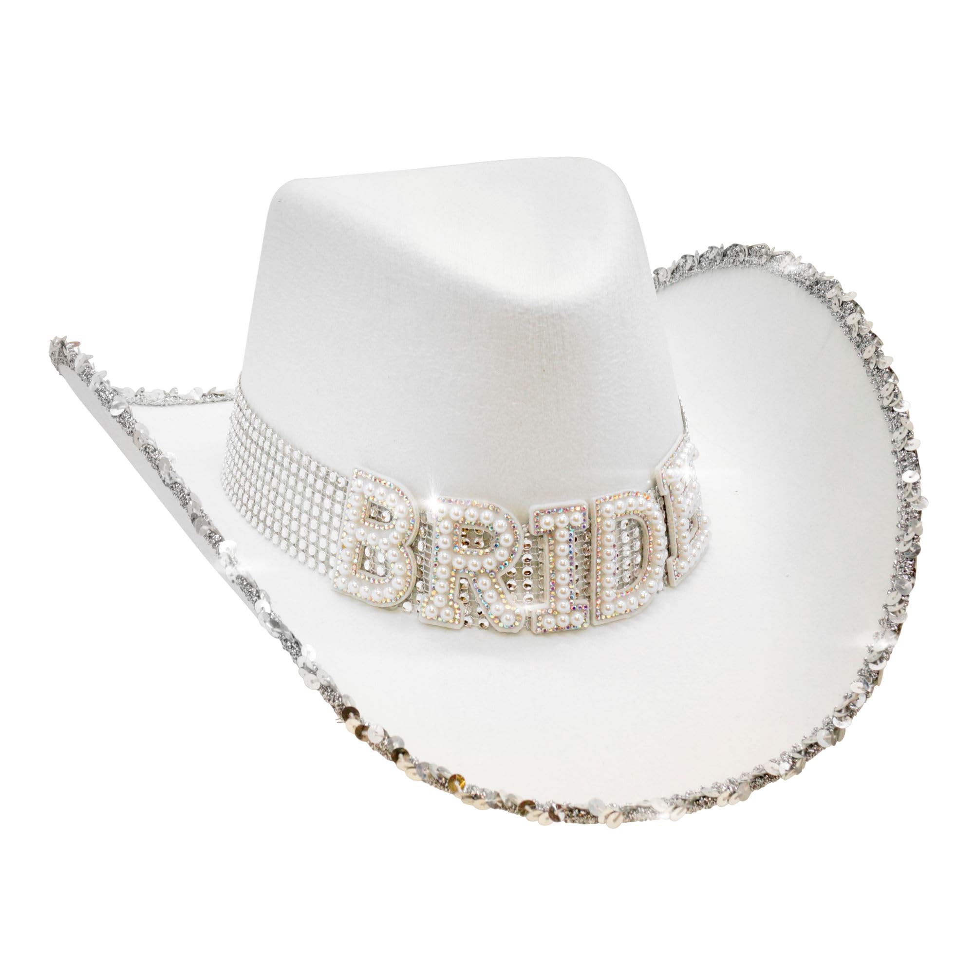 W WIDMANN MILANO Party Fashion Bride to be Bride to Be Pearl Bridal Hat Hen Party JGA