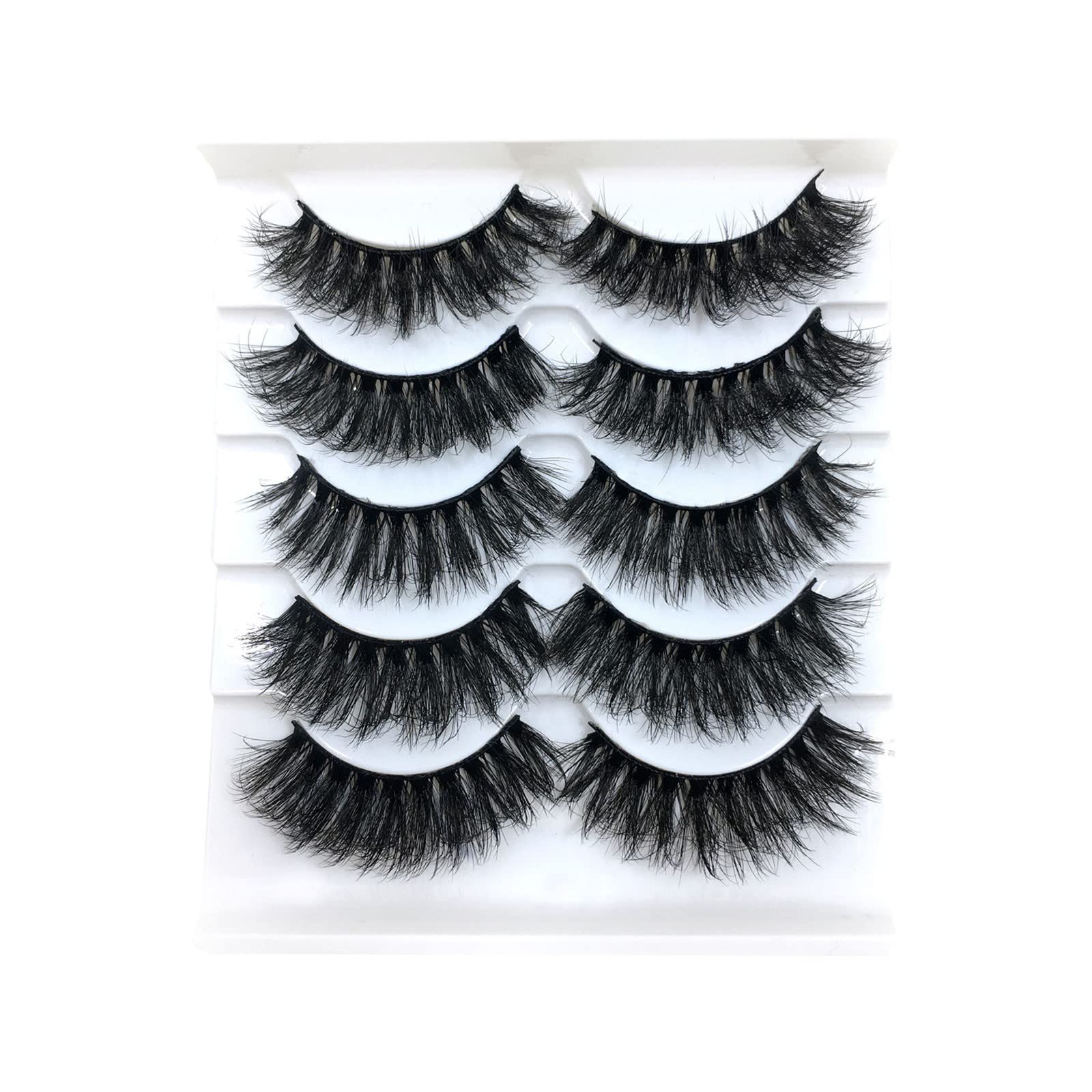Eyelash Kits for Starters 8D Multipack Fake Style Lashes Faux Mink Lashes Pack Eyelashes 10 False Pairs Volume