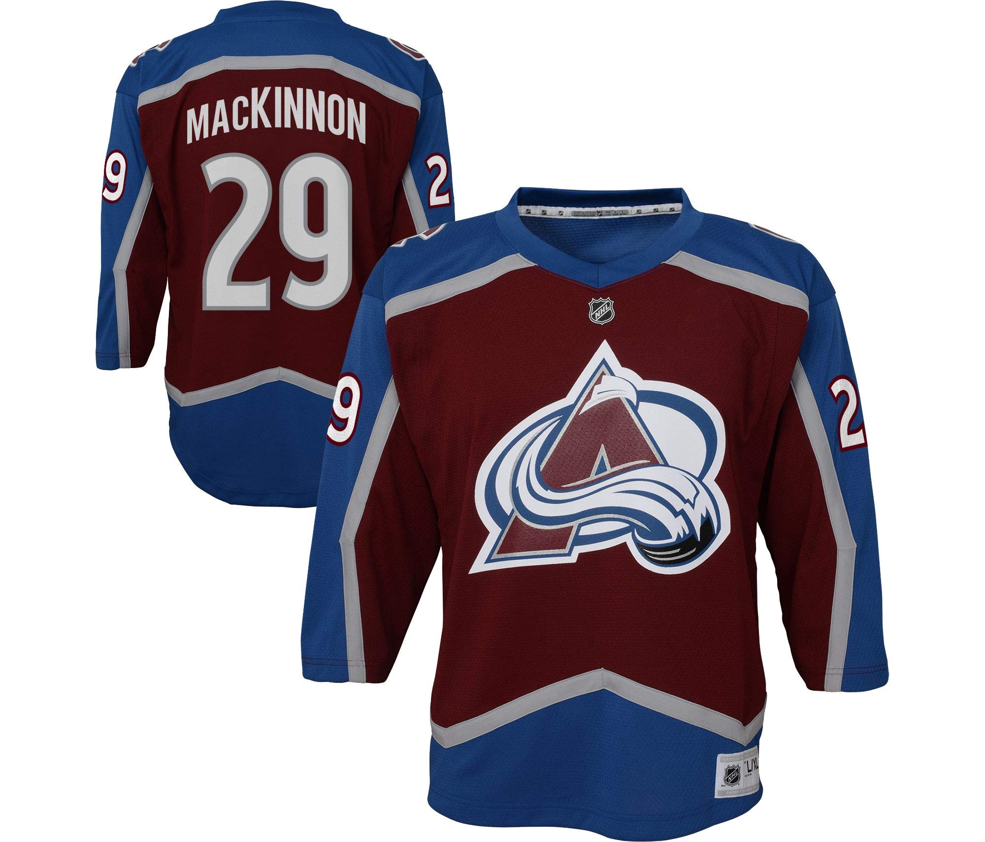 Nathan MacKinnon Colorado Avalanche Burgundy #29 Kids Youth 4-20 Home Replica Jersey