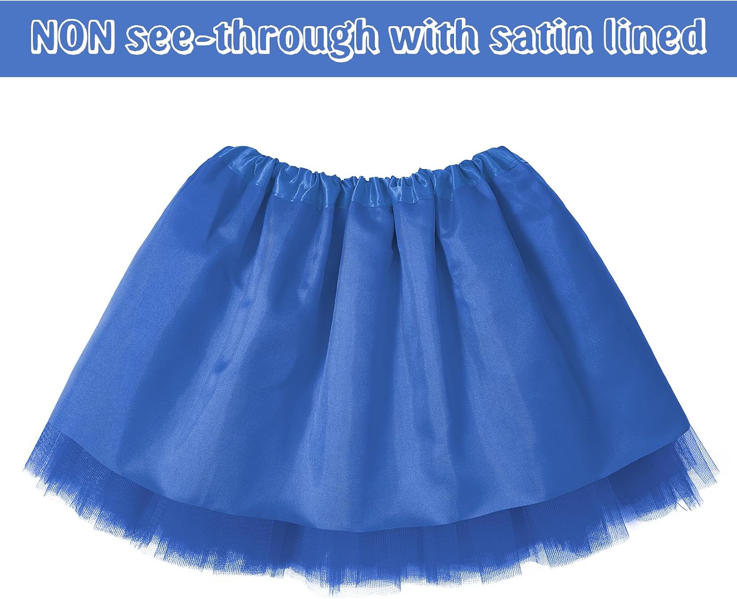 Century Star 4 Layers Tutu for Toddler Girls Tulle Ballet Dance Skirts Princess Fluffy Kids Dress up Birthday Party 2-8 Years