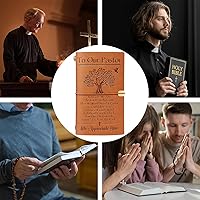 Vista 7 de BaubleDazz Regalos de agradecimiento para pastores, regalos para pastores para hombres, diario recargable de 140 páginas, regalos de agradecimiento