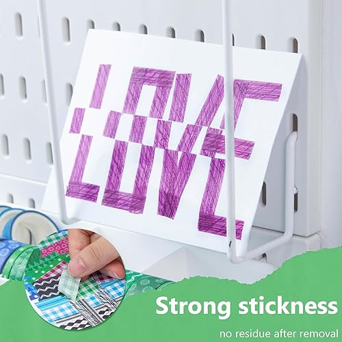 Miniatura 6 de Shindel Washi - Juego de 50 rollos de cintas para manualidades, cinta adhesiva adhesiva para álbumes de recortes, manualidades, diarios, 4 tamaños